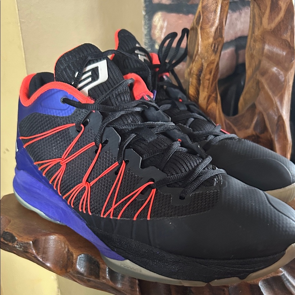 Air Jordan CP3 VII “Purple” Black and Purple Athletic Sneakers
